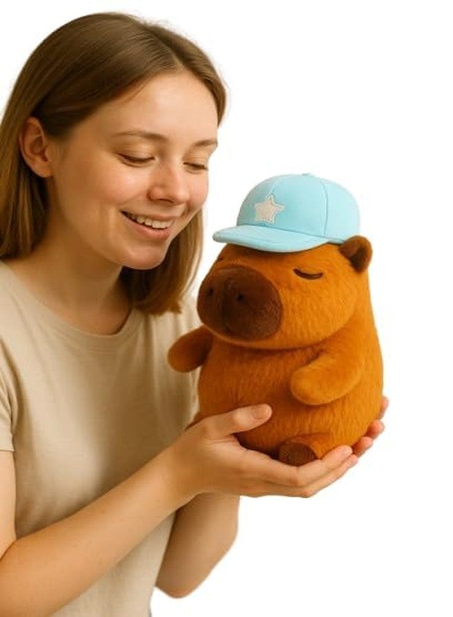AVS Cute Soft Capybara with Cap 25cm Plush Toy | Big Stuffed Animal | Ultra Soft, Huggable & Cuddly Gift for Kids, Girls, Boys for Birthday, Valentine’s Day - Image 3
